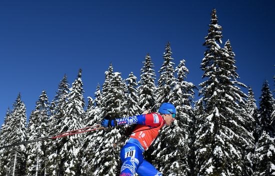 Slovenia Biathlon Worlds Men Pursuit