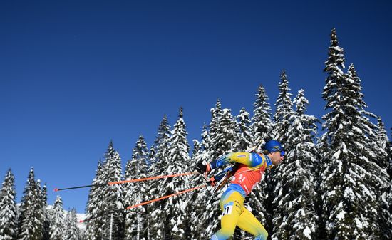 Slovenia Biathlon Worlds Men Pursuit