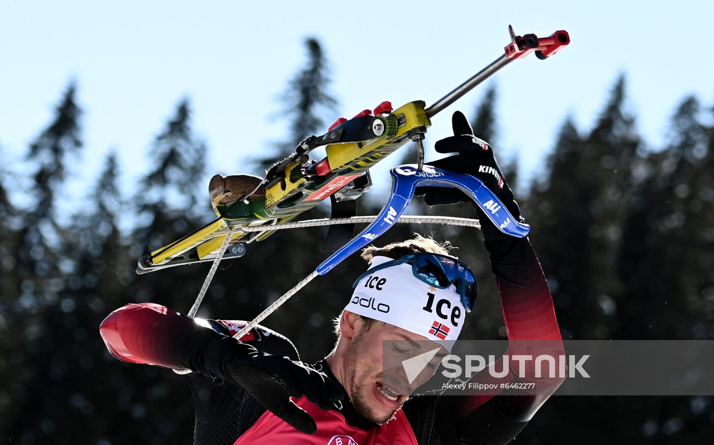 Slovenia Biathlon Worlds Men Pursuit