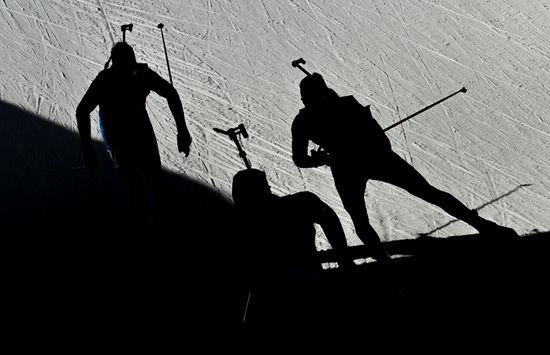 Slovenia Biathlon Worlds Men Pursuit
