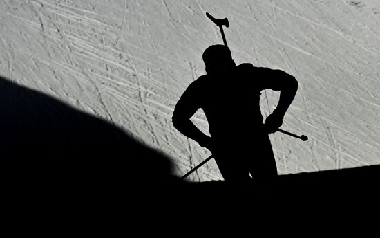 Slovenia Biathlon Worlds Men Pursuit