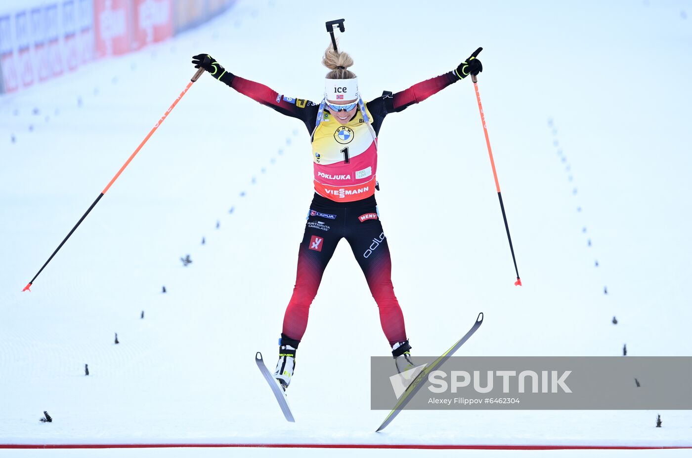 Slovenia Biathlon Worlds Women Pursuit