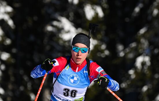 Slovenia Biathlon Worlds Women Pursuit