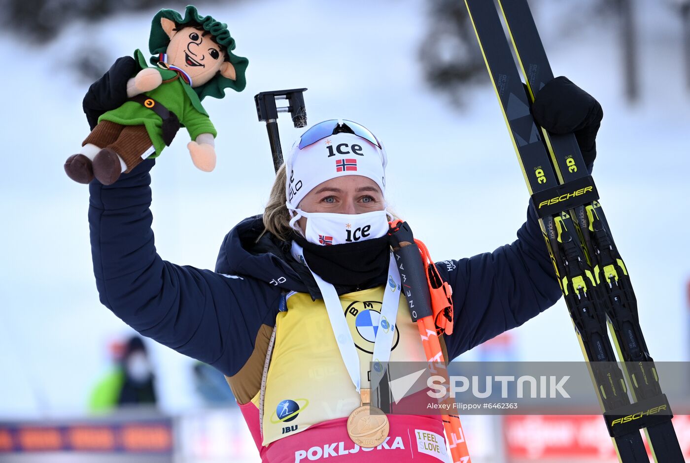 Slovenia Biathlon Worlds Women Pursuit