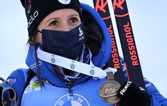 Slovenia Biathlon Worlds Women Pursuit