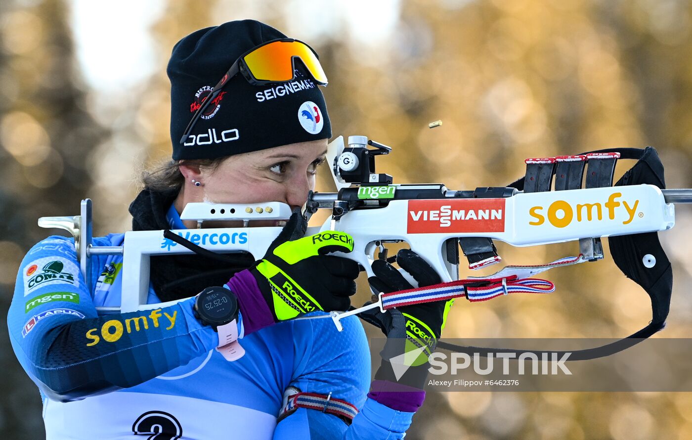 Slovenia Biathlon Worlds Women Pursuit