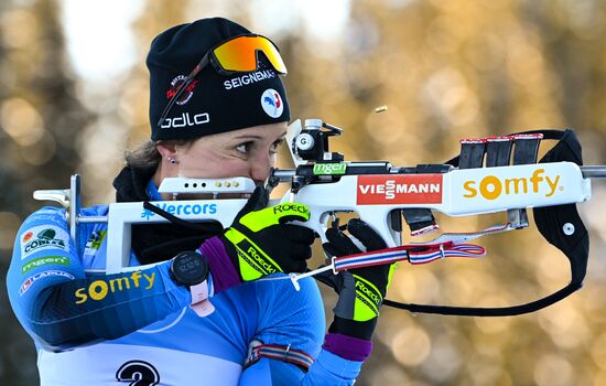Slovenia Biathlon Worlds Women Pursuit