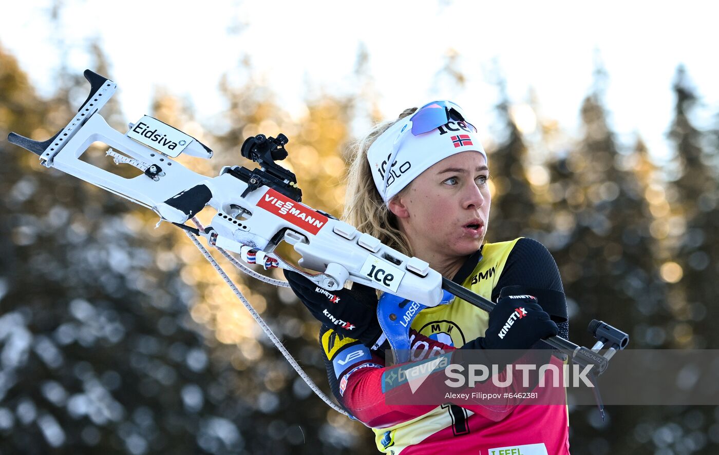 Slovenia Biathlon Worlds Women Pursuit