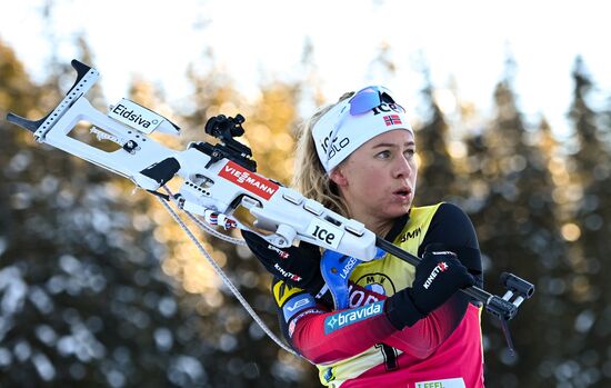 Slovenia Biathlon Worlds Women Pursuit