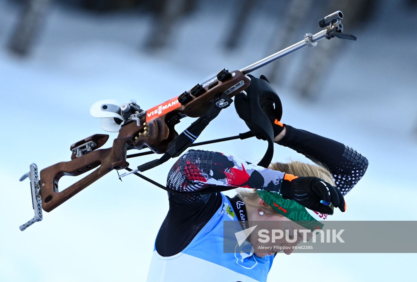 Slovenia Biathlon Worlds Women Pursuit