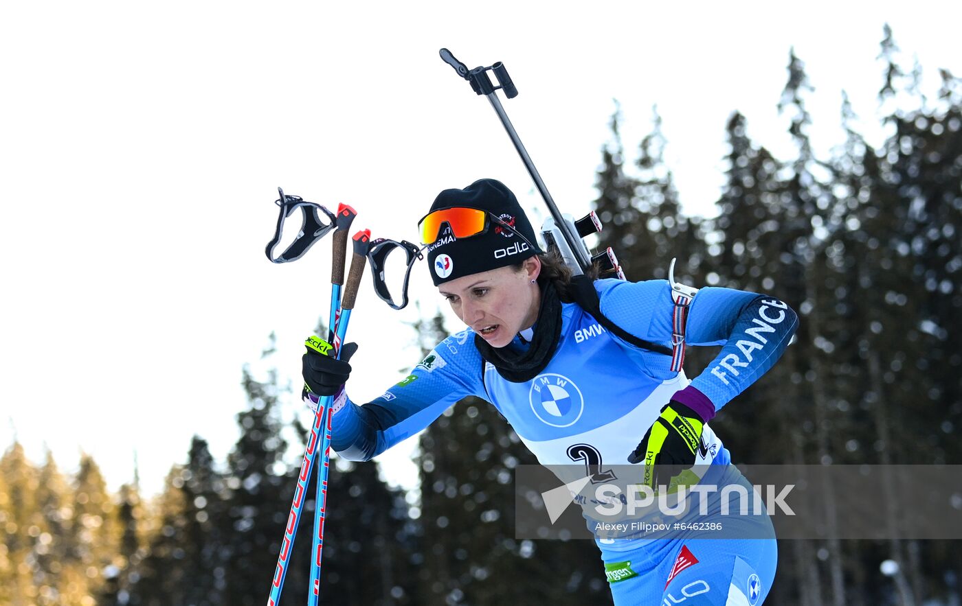 Slovenia Biathlon Worlds Women Pursuit