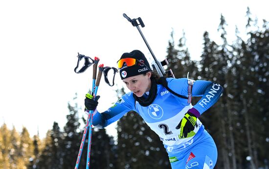 Slovenia Biathlon Worlds Women Pursuit