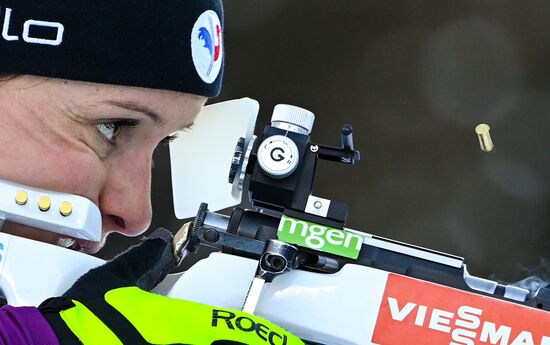 Slovenia Biathlon Worlds Women Pursuit