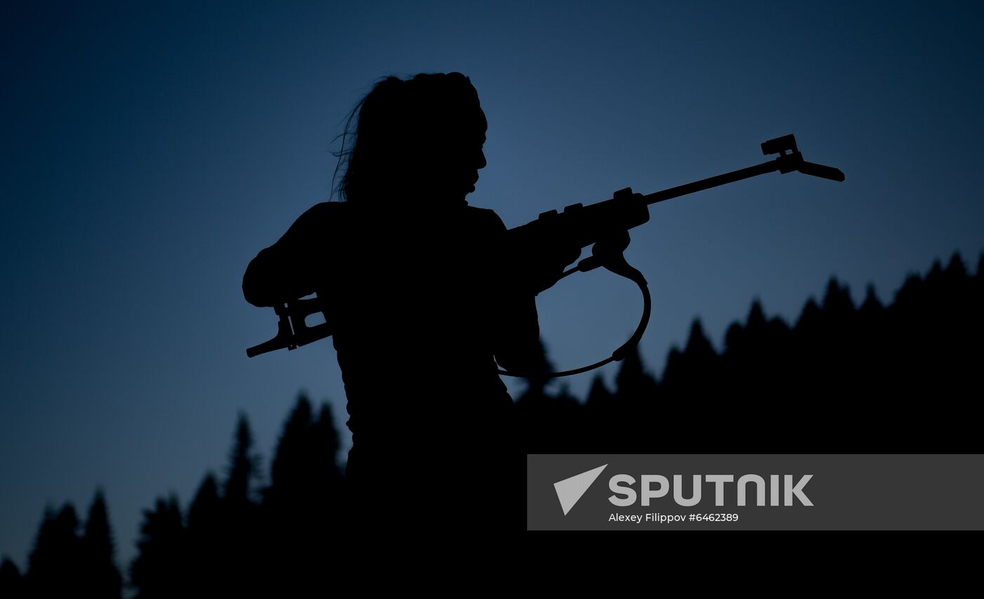 Slovenia Biathlon Worlds Women Pursuit