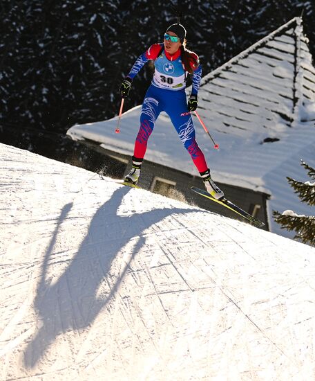 Slovenia Biathlon Worlds Women Pursuit