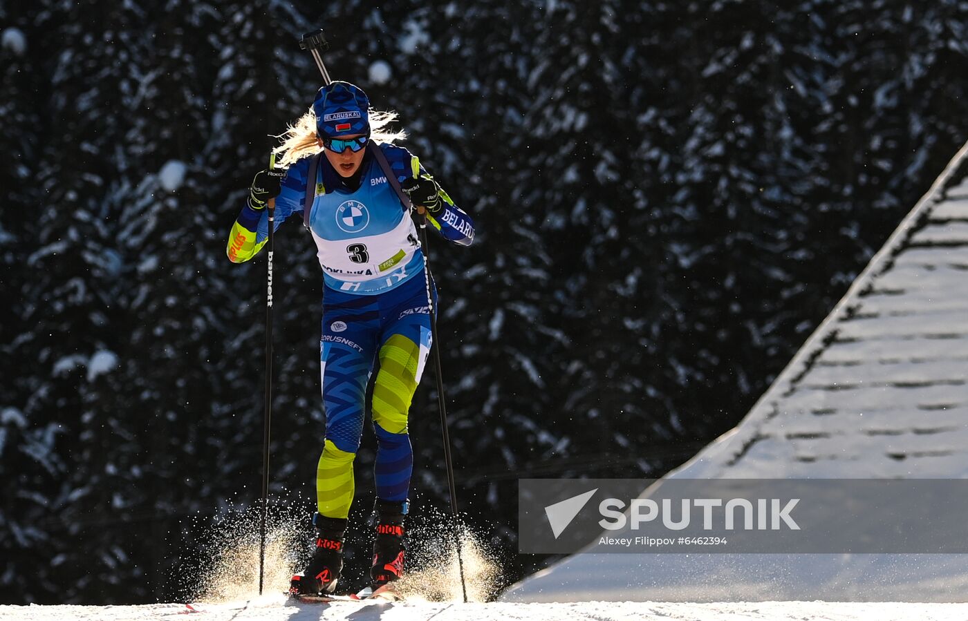 Slovenia Biathlon Worlds Women Pursuit