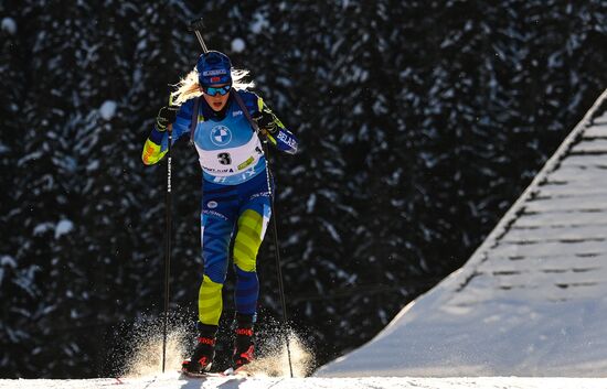 Slovenia Biathlon Worlds Women Pursuit