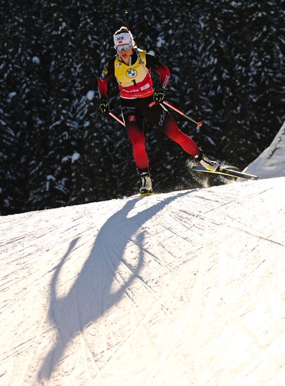 Slovenia Biathlon Worlds Women Pursuit