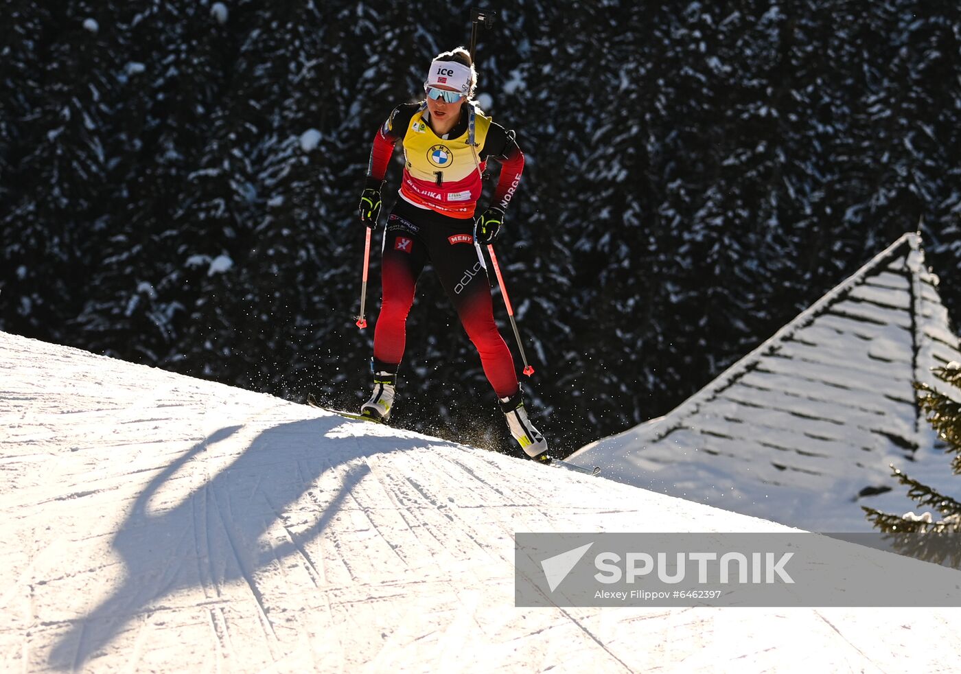Slovenia Biathlon Worlds Women Pursuit