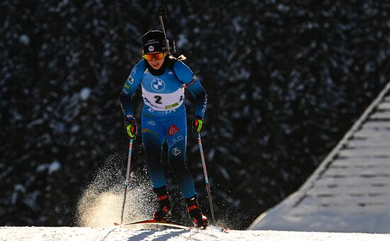 Slovenia Biathlon Worlds Women Pursuit