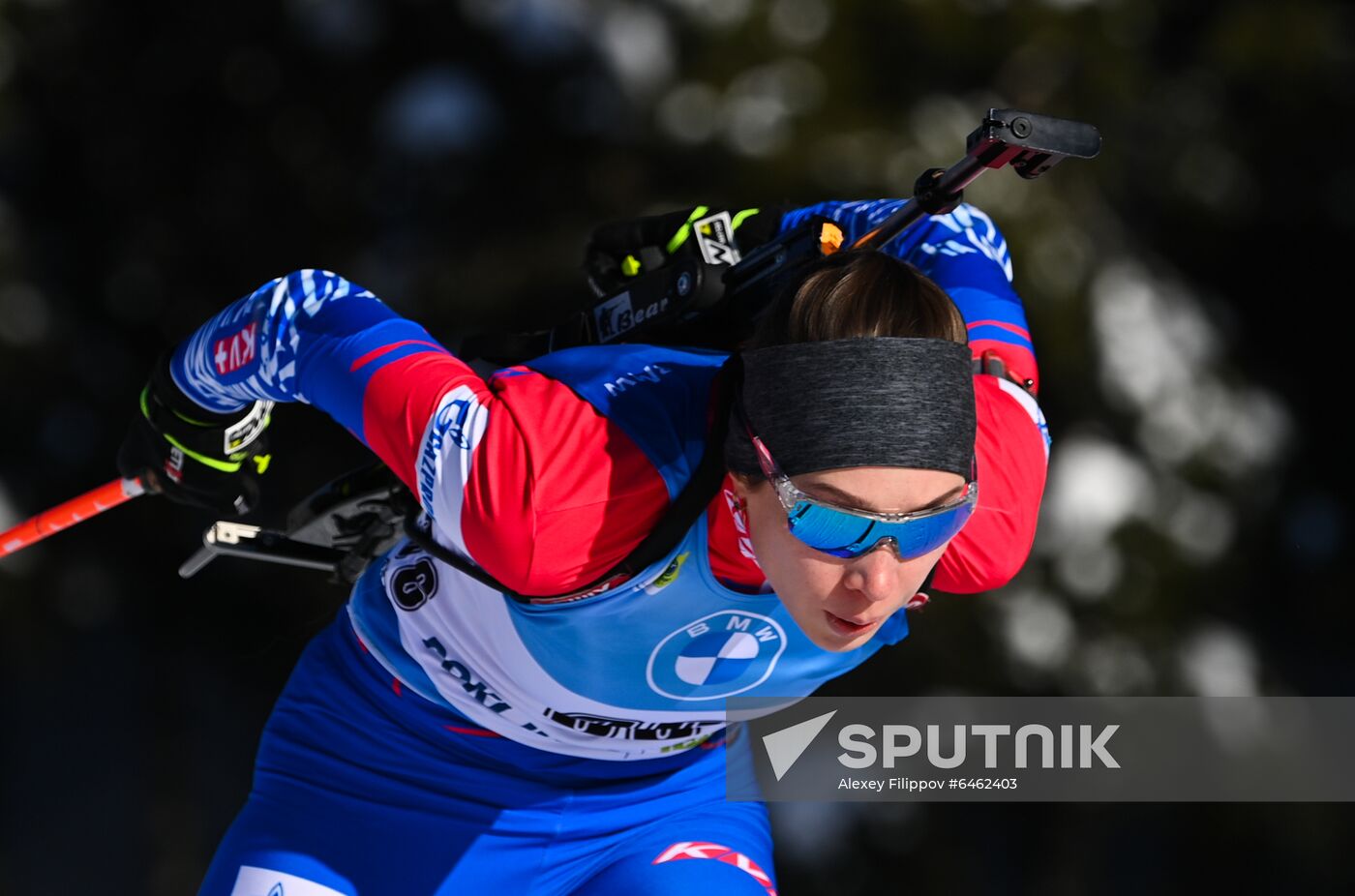 Slovenia Biathlon Worlds Women Pursuit