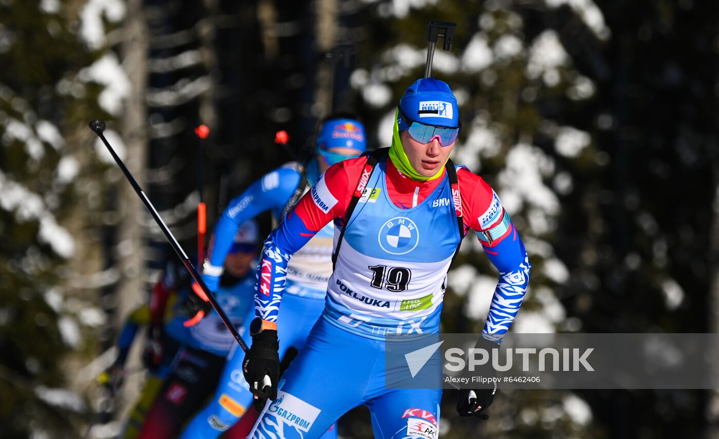 Slovenia Biathlon Worlds Women Pursuit