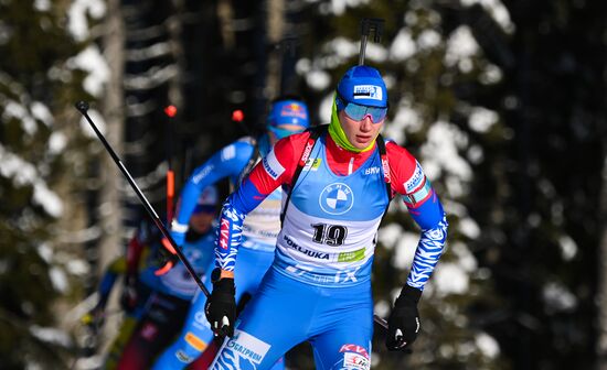 Slovenia Biathlon Worlds Women Pursuit