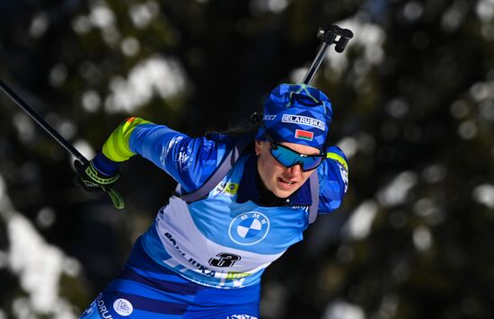 Slovenia Biathlon Worlds Women Pursuit