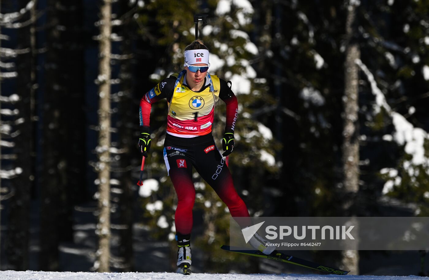 Slovenia Biathlon Worlds Women Pursuit