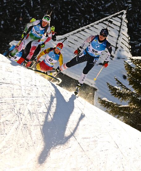 Slovenia Biathlon Worlds Women Pursuit