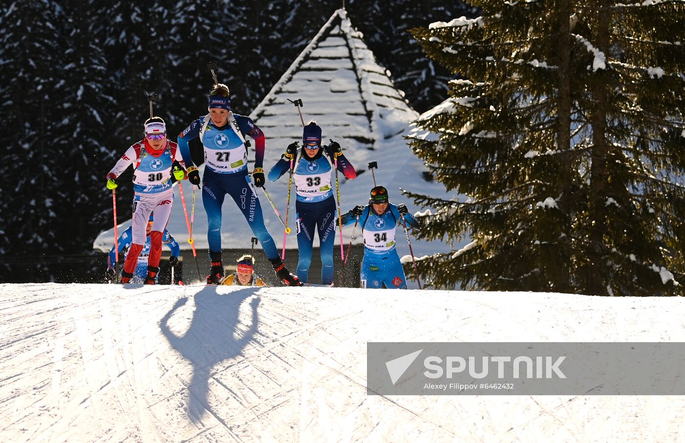 Slovenia Biathlon Worlds Women Pursuit