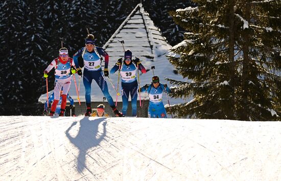 Slovenia Biathlon Worlds Women Pursuit