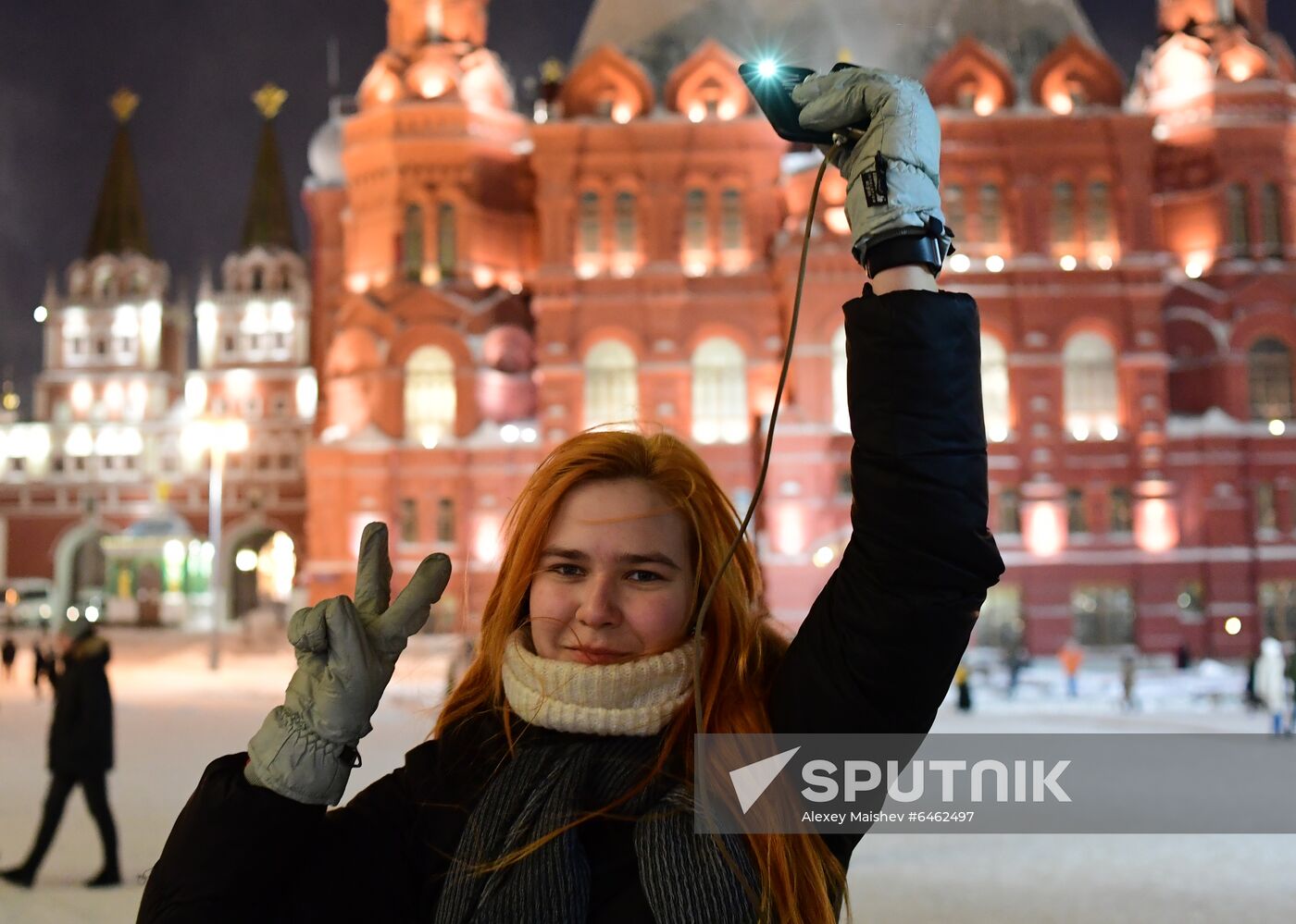 Russia Chain Of Solidarity Rally