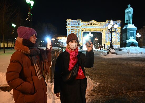 Russia Navalny Supporters Rallies