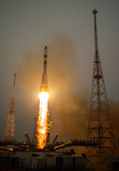 Kazakhstan Russia Space Progress Launch