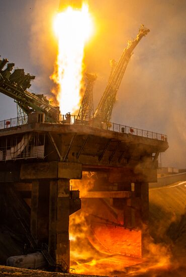 Kazakhstan Russia Space Progress Launch