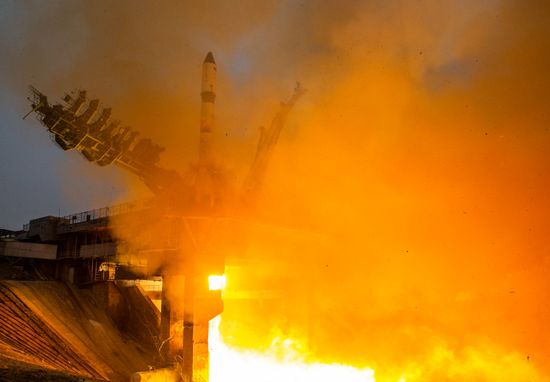 Kazakhstan Russia Space Progress Launch
