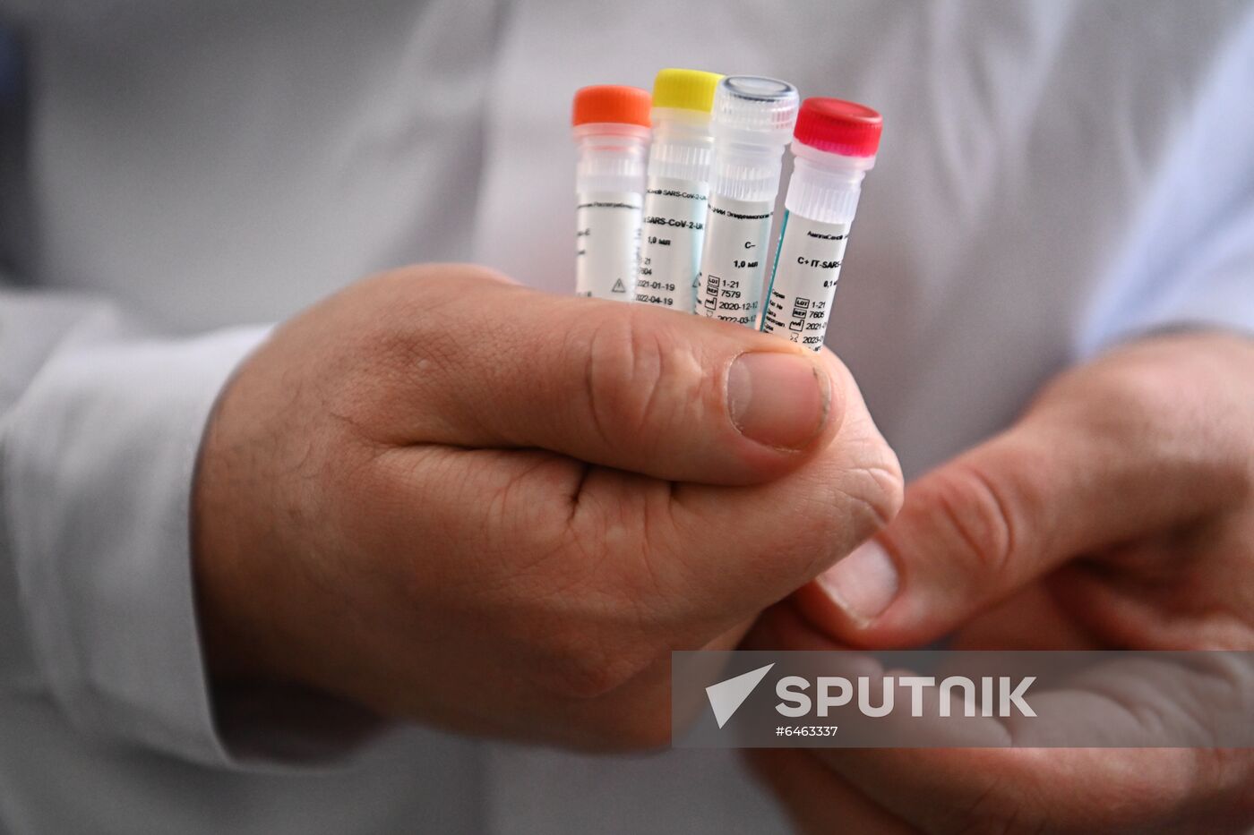 Russia Coronavirus British Strain Test