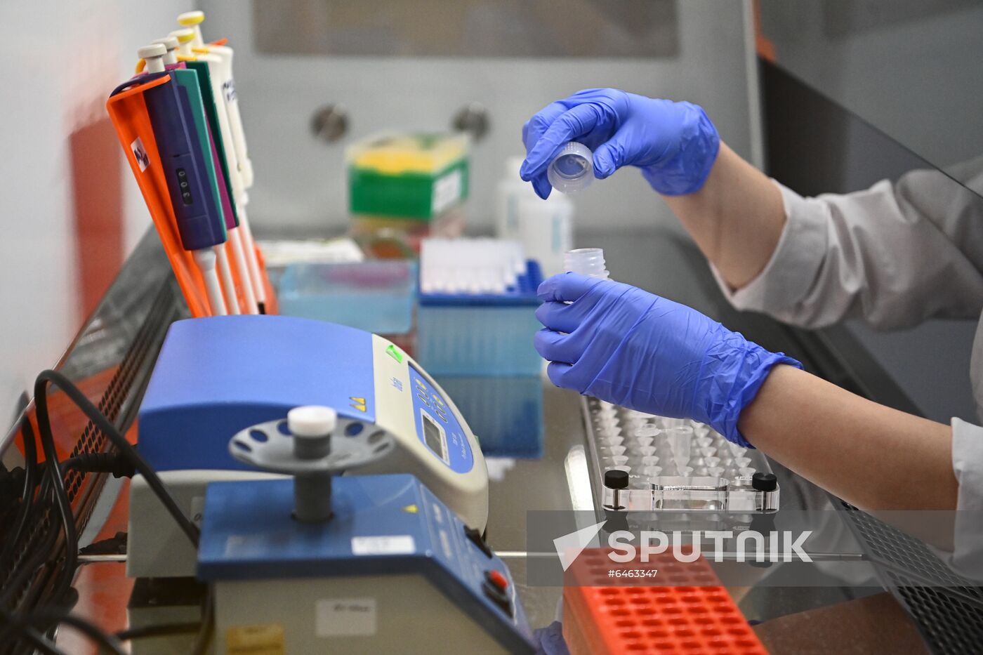 Russia Coronavirus British Strain Test