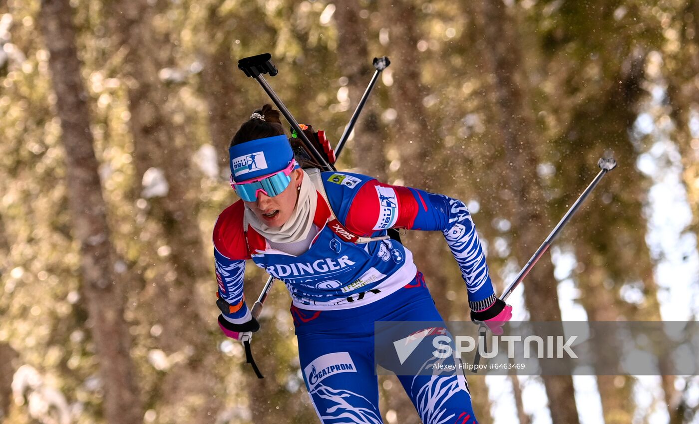 Slovenia Biathlon Worlds Women Individual