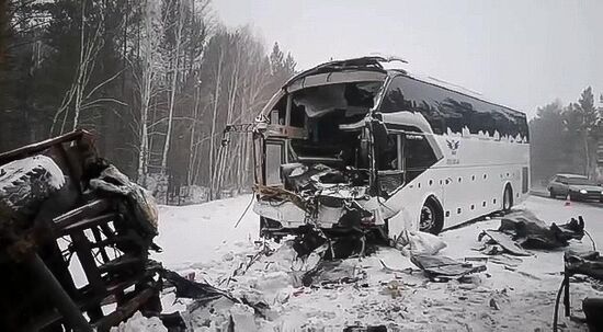 Russia Deadly Road Accident