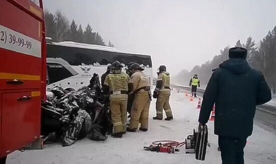 Russia Deadly Road Accident
