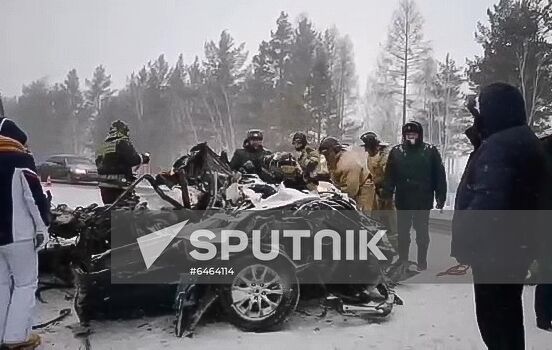 Russia Deadly Road Accident