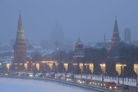 Russia Snowfall