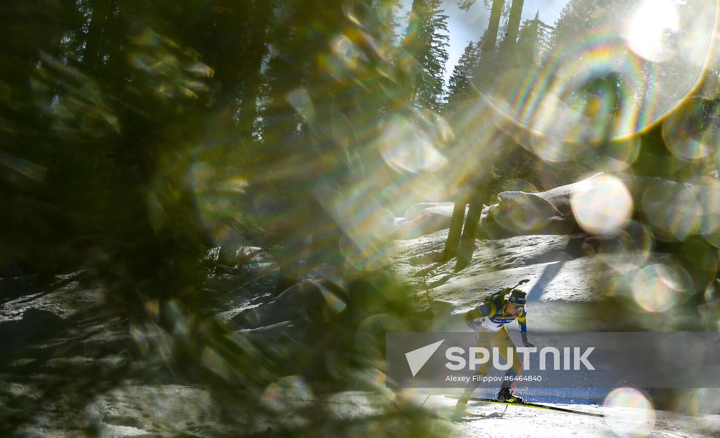 Slovenia Biathlon Worlds Men Individual