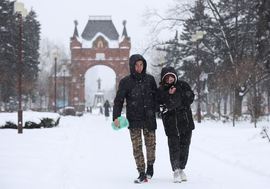 Russia Snowfall