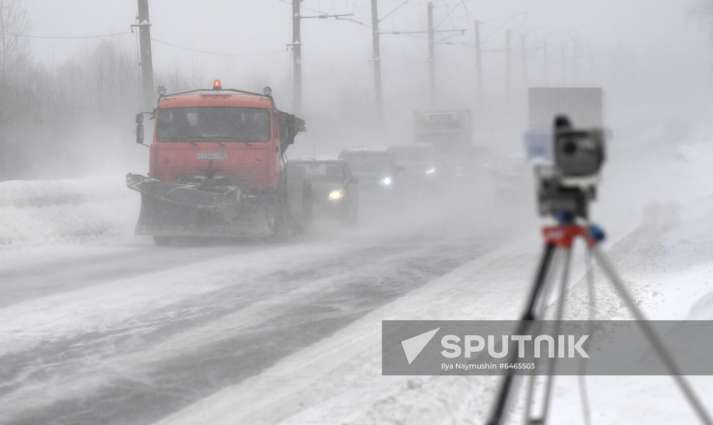 Russia Snowfall