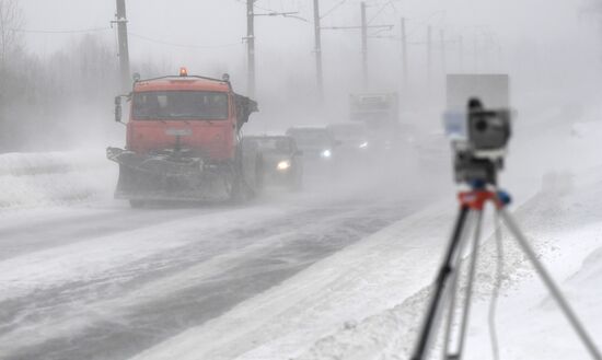 Russia Snowfall