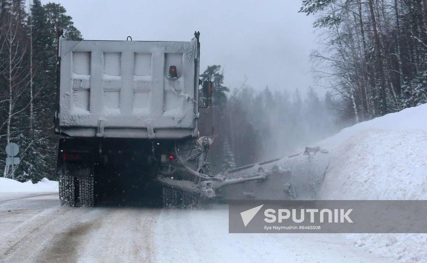 Russia Snowfall