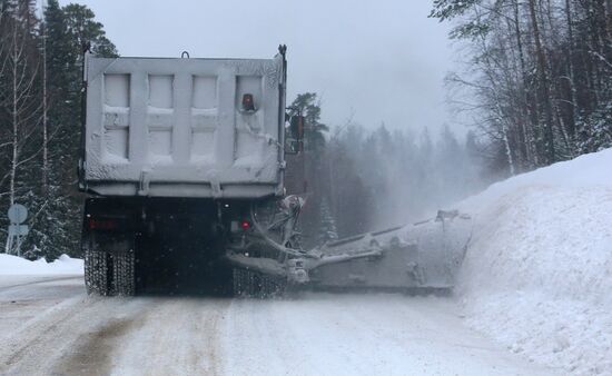 Russia Snowfall